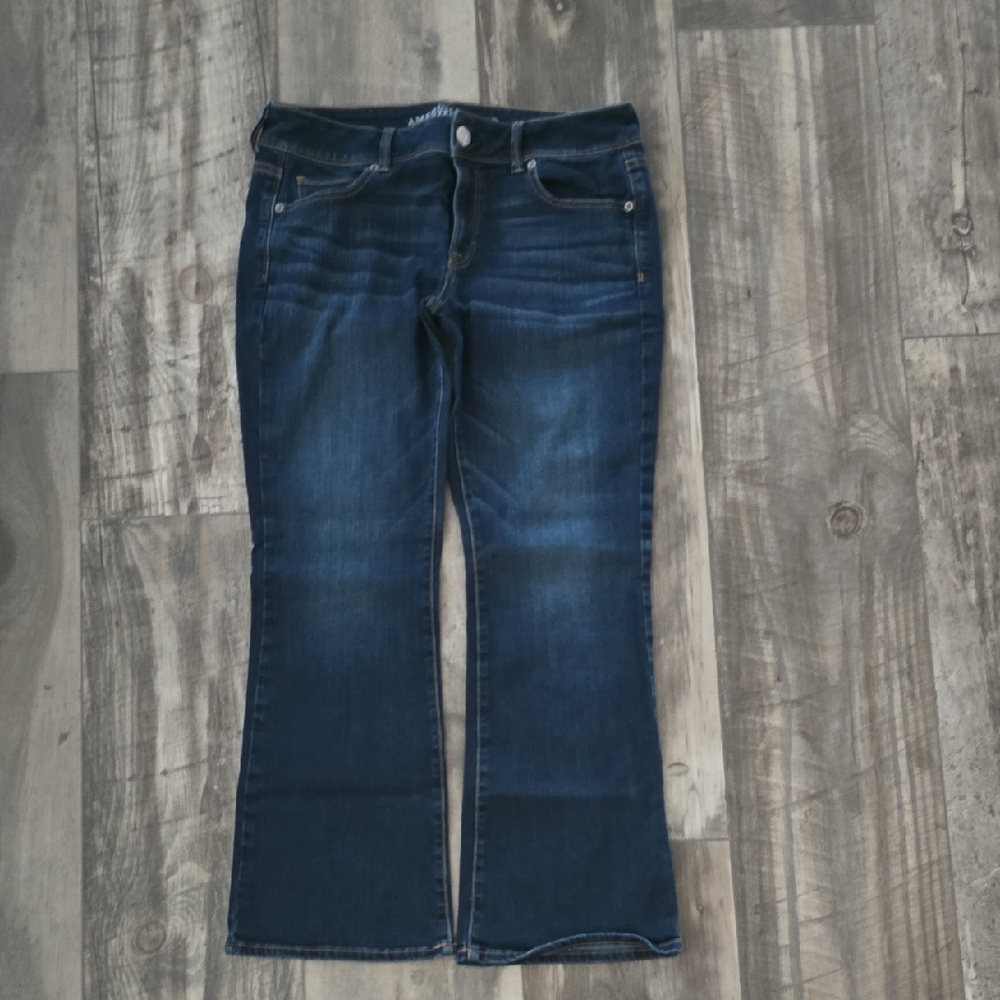 American Eagle Outfitters Dark Blue Boot Cut Jeans